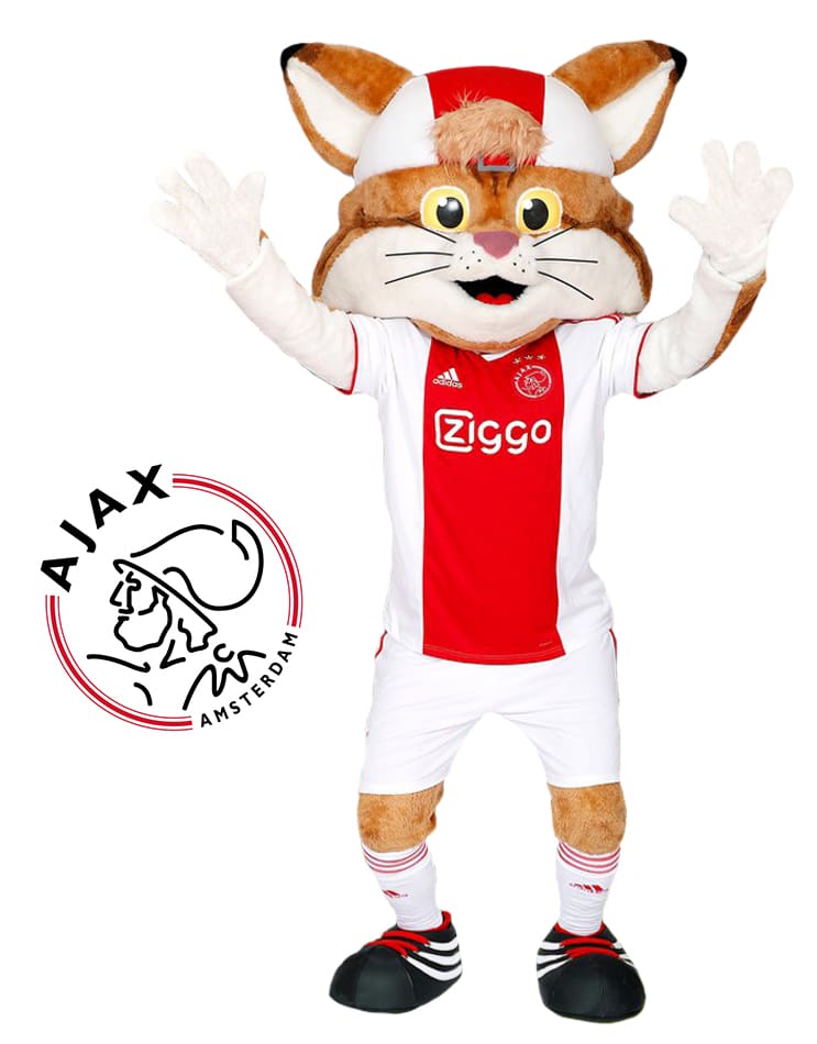 Maskot til Ajax Amsterdam