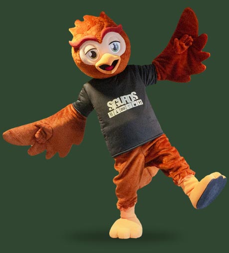 Sigurd-maskot Sigurd professionel maskot